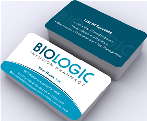 Business Card Design by Sbss for Biologic Infusion | Design: #1750146