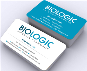 Business Card Design by Sbss for Biologic Infusion | Design: #1750149
