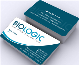 Business Card Design by Sbss for Biologic Infusion | Design: #1750173