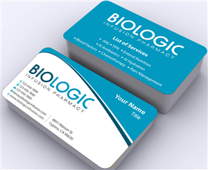 Business Card Design by Sbss for Biologic Infusion | Design: #1750174