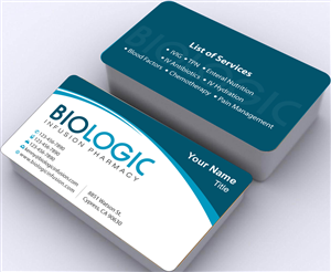 Business Card Design by Sbss for Biologic Infusion | Design: #1750181