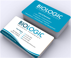 Business Card Design by Sbss for Biologic Infusion | Design: #1750182