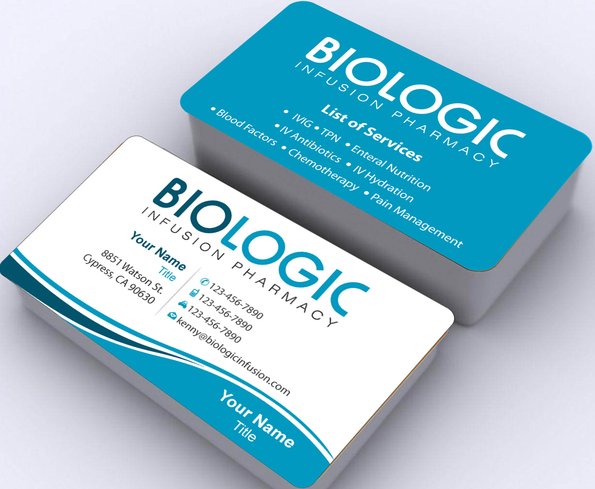 Business Card Design by Sbss for Biologic Infusion | Design #1750183