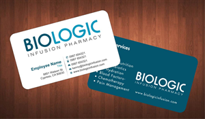Business Card Design by Sbss for Biologic Infusion | Design: #1752270
