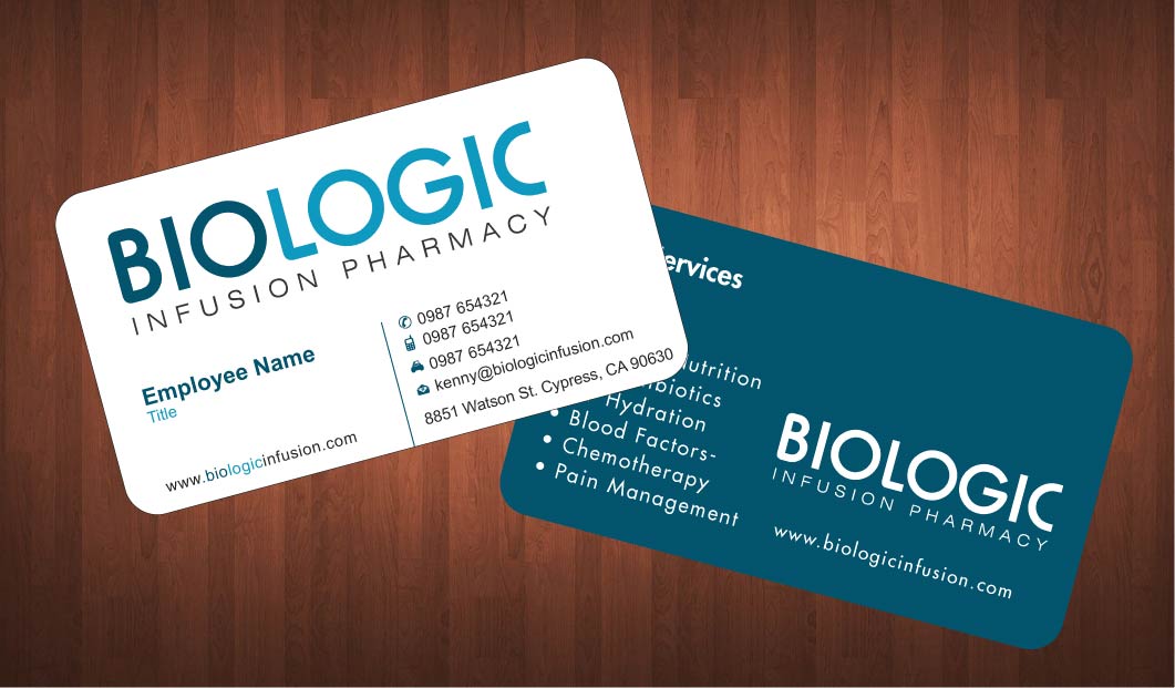 Business Card Design by Sbss for Biologic Infusion | Design #1752272