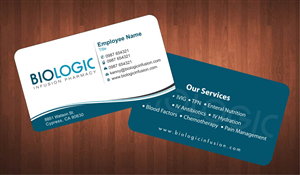 Business Card Design by Sbss for Biologic Infusion | Design: #1752273