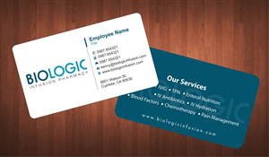 Business Card Design by Sbss for Biologic Infusion | Design: #1752277