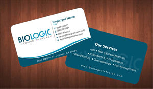 Business Card Design by Sbss for Biologic Infusion | Design: #1752279