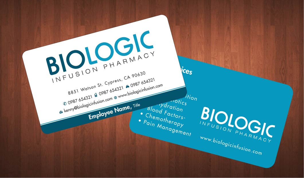 Business Card Design by Sbss for Biologic Infusion | Design #1752291