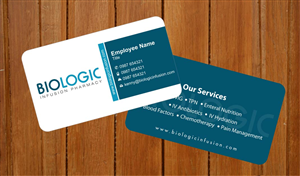 Business Card Design by Sbss for Biologic Infusion | Design: #1752311