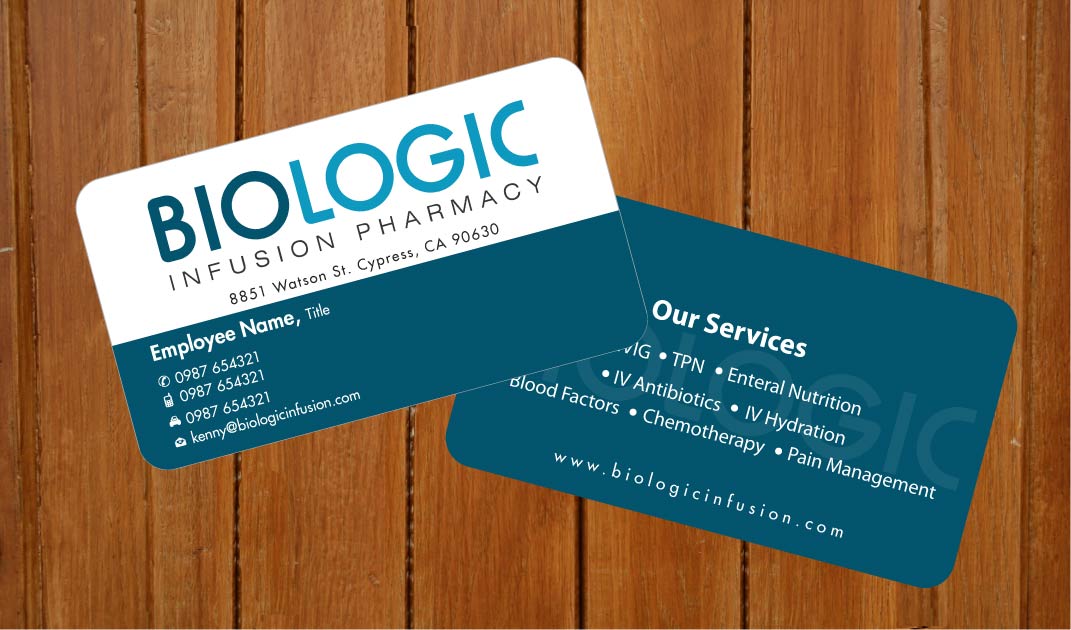 Business Card Design by Sbss for Biologic Infusion | Design #1752312