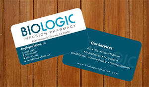 Business Card Design by Sbss for Biologic Infusion | Design: #1752312