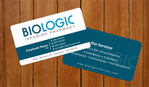 Business Card Design by Sbss for Biologic Infusion | Design: #1752323