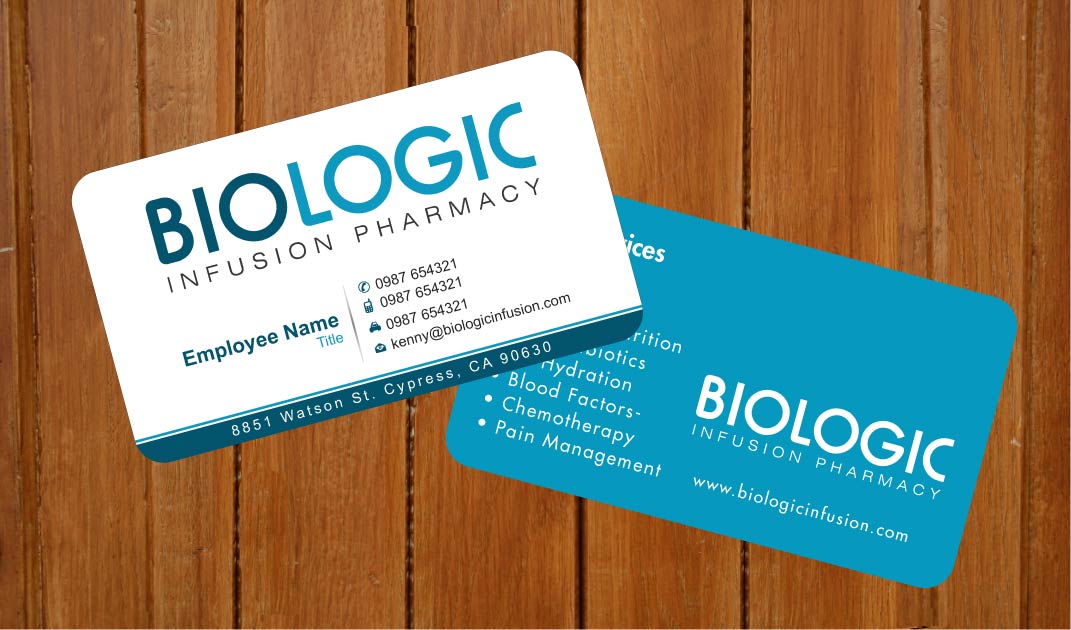 Business Card Design by Sbss for Biologic Infusion | Design #1752333