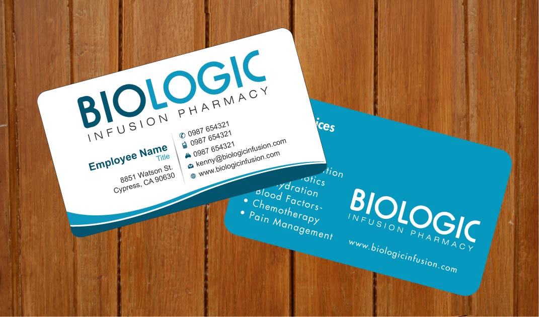 Business Card Design by Sbss for Biologic Infusion | Design #1752350