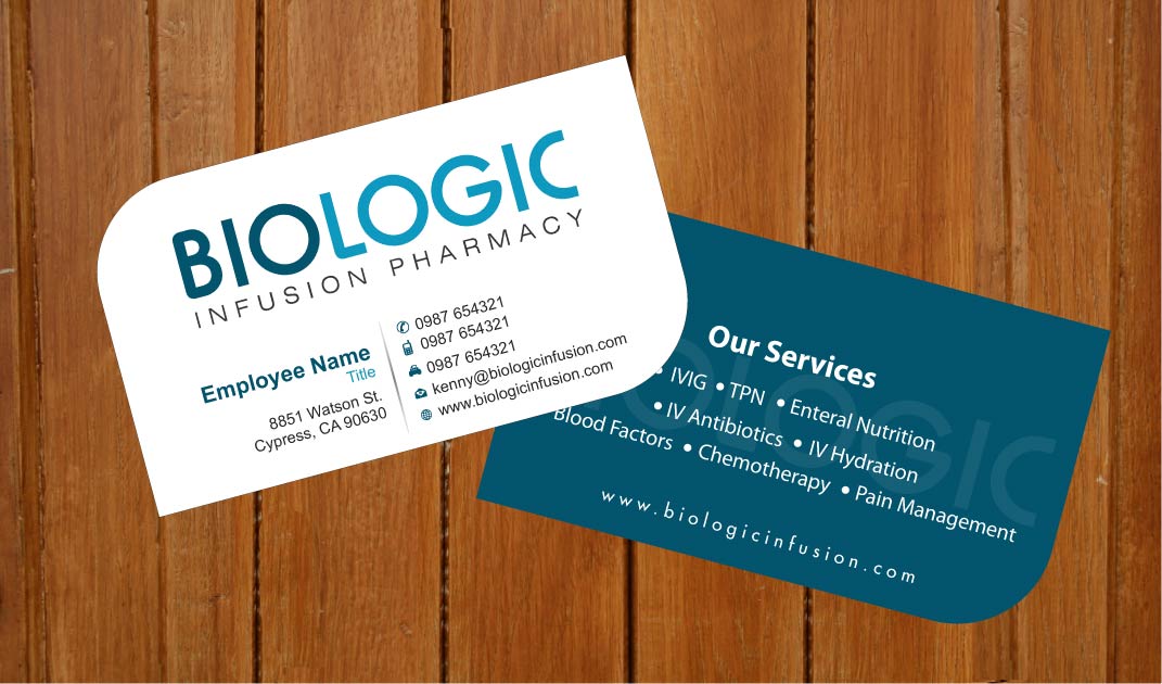 Business Card Design by Sbss for Biologic Infusion | Design #1752381