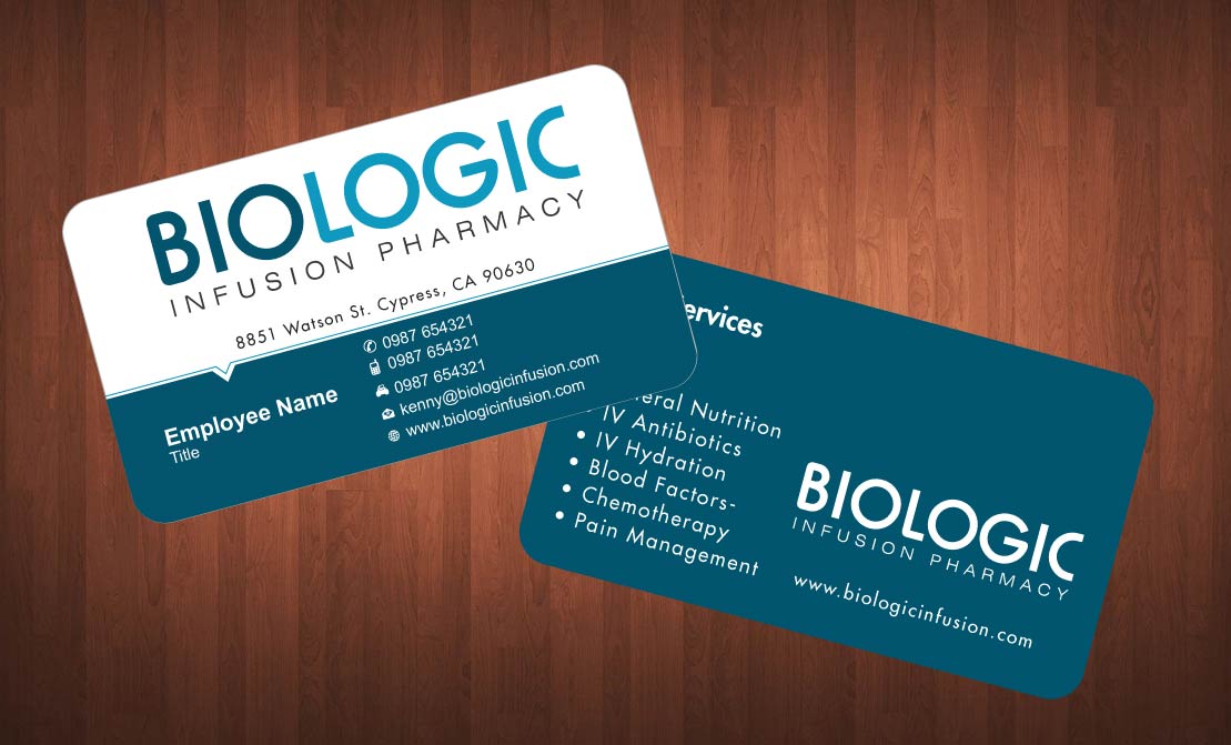 Business Card Design by Sbss for Biologic Infusion | Design #1752386