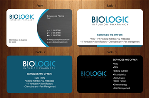 Business Card Design by Sbss for Biologic Infusion | Design: #1752420