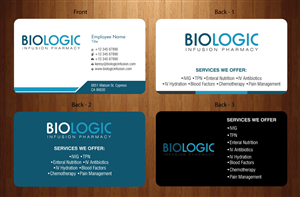 Business Card Design by Sbss for Biologic Infusion | Design: #1752444