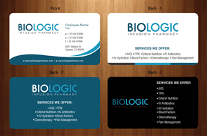 Business Card Design by Sbss for Biologic Infusion | Design: #1752483