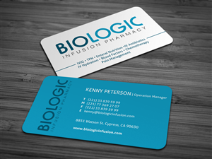 Business Card Design by HYPdesign for Biologic Infusion | Design: #1748719