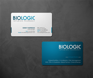 Business Card Design by logodentity for Biologic Infusion | Design: #1745006