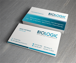 Business Card Design by logodentity for Biologic Infusion | Design: #1745229