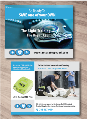 Police Expo Promotional Post Card | Postcard Design by alex989