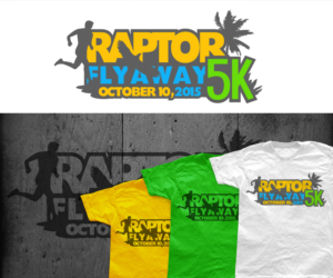 Raptor Flyaway 5K | Logo Design by TRHZ