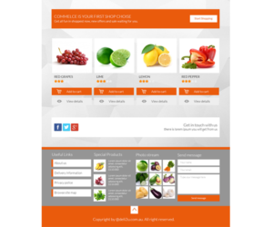 Web Design by meq.mike for deli2u  | Design: #6755953