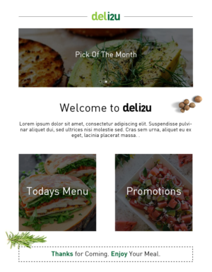 Web Design by Bonito for deli2u  | Design: #6736998