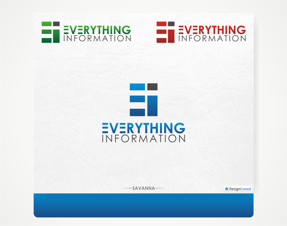 Logo Design by Savana for Everything Information Pty Ltd | Design #1746216