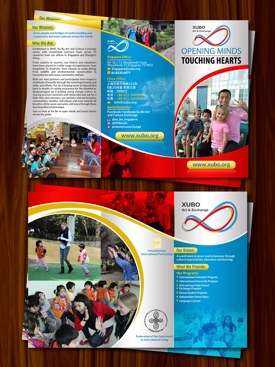 Flyer Design by debdesign for Xu Bo (Singapore) Art and Culture Exchange Ltd | Design: #9840568