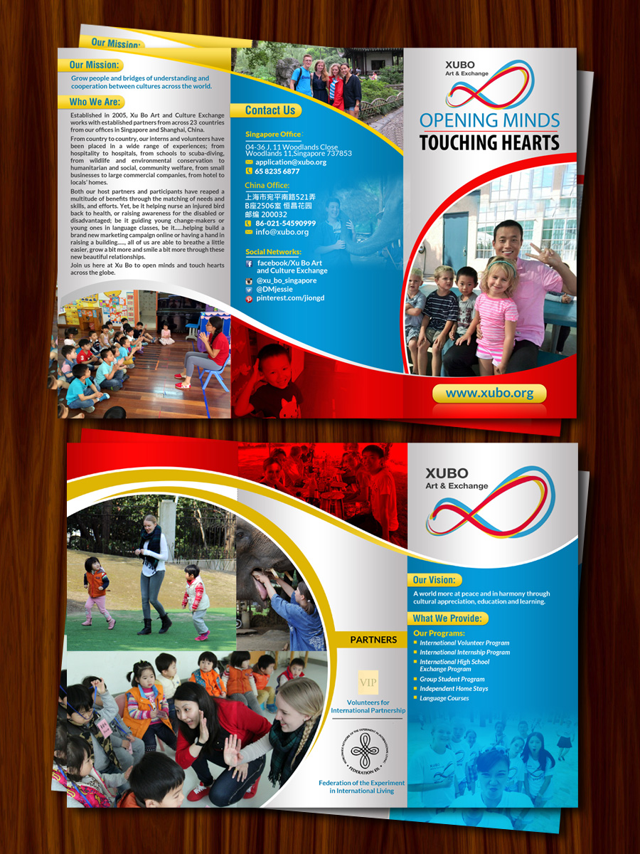 Flyer Design by debdesign for Xu Bo (Singapore) Art and Culture Exchange Ltd | Design #9917122