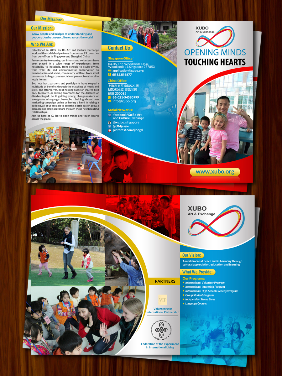 Flyer Design by debdesign for Xu Bo (Singapore) Art and Culture Exchange Ltd | Design #9930352