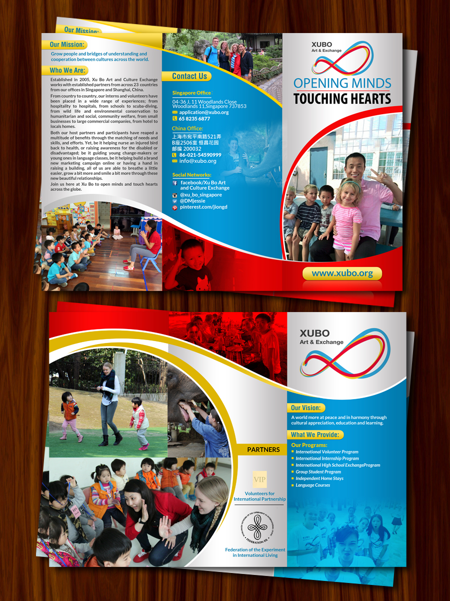 Flyer Design by debdesign for Xu Bo (Singapore) Art and Culture Exchange Ltd | Design #9931412