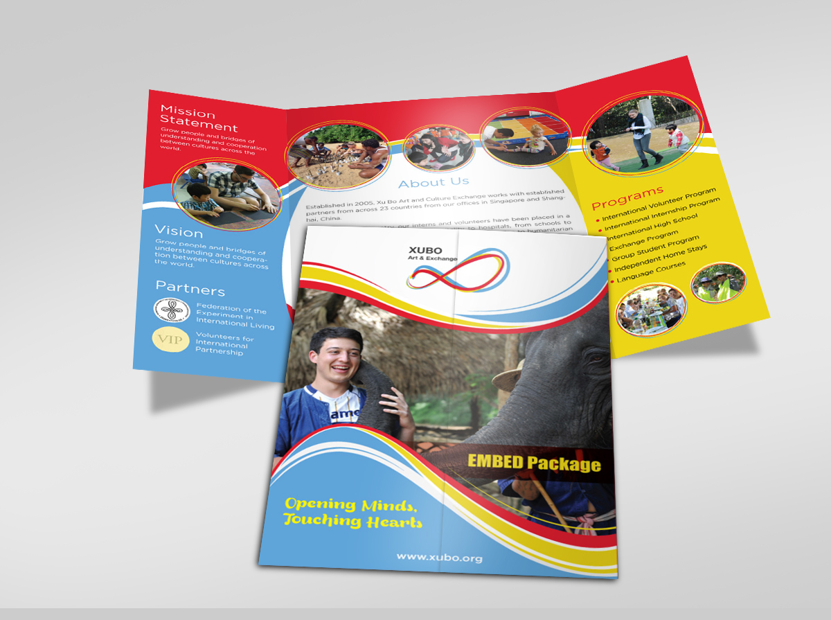 Diseño de Flyer por pivotaldesign.biz para Xu Bo (Singapore) Art and Culture Exchange Ltd | Diseño #9679683