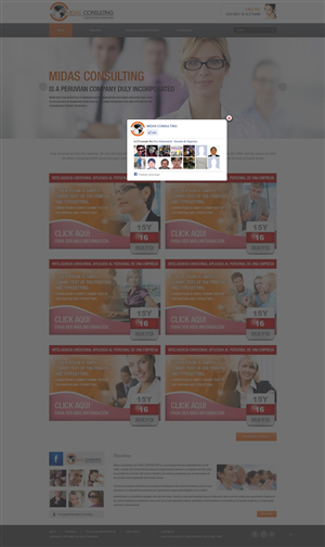 Wordpress Design Project for Midas Consulting