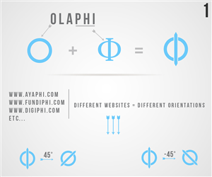 Logo Design by Mix MyPhotoshop for OlaPhi.com | Design: #1820974