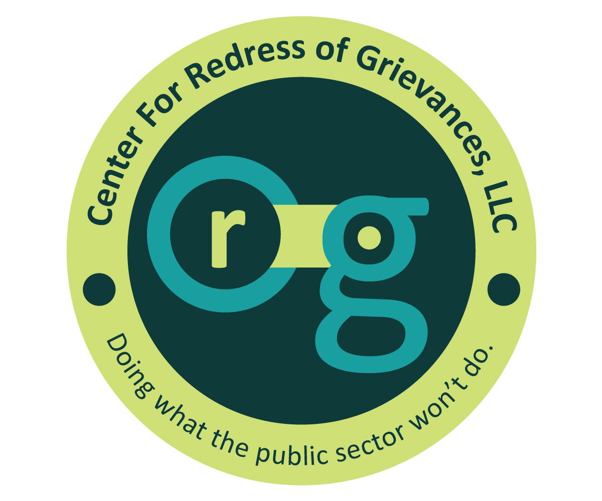 Design de Logo par kenmswazi pour Center For Redress Of Grievances, LLC | Design #1751634