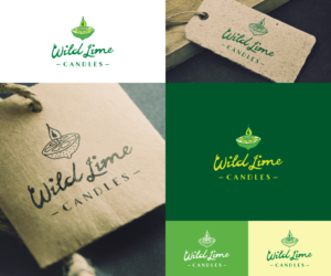 Wild Lime Candles | Logo-Design von Greedin
