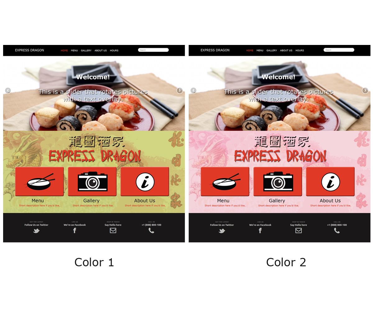 Web Design by Smirkity for Express Dragon Chinese Restaurant | Design #1757913