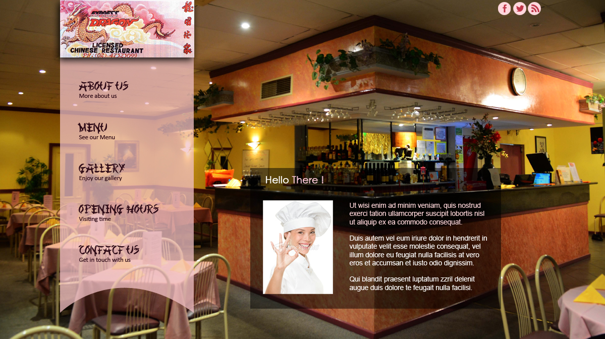 Diseño Web por EXPERT para Express Dragon Chinese Restaurant | Diseño #1784957