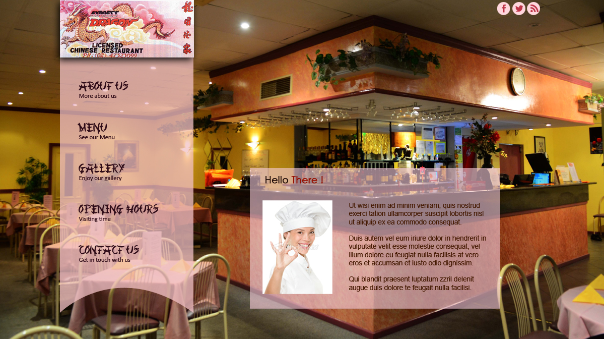 Web Design by EXPERT for Express Dragon Chinese Restaurant | Design #1784969