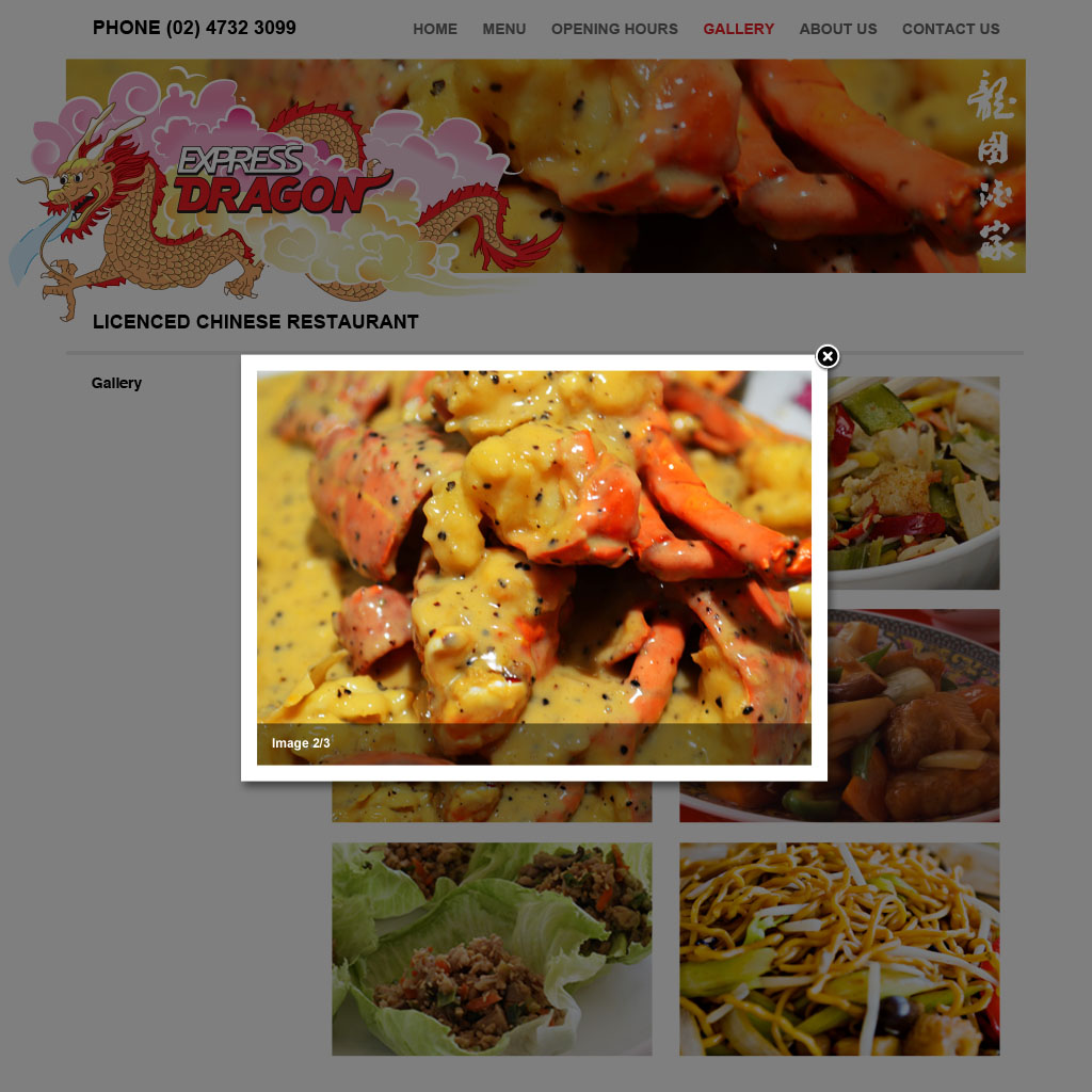 Diseño Web por LizaM para Express Dragon Chinese Restaurant | Diseño #1792546