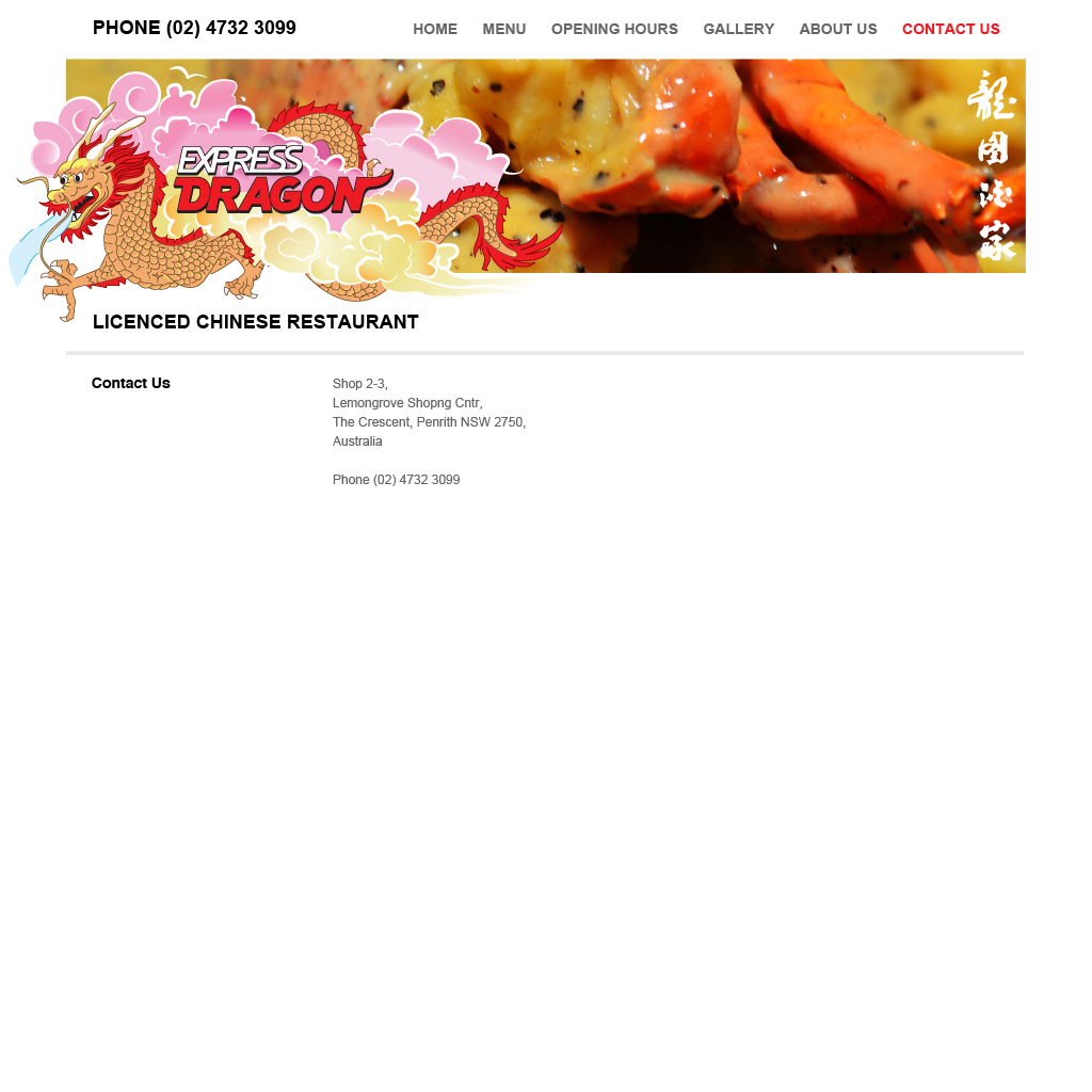 Diseño Web por LizaM para Express Dragon Chinese Restaurant | Diseño #1792548