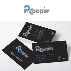 P. Cooper boiler service and repair 02892582819  | Logo Design by DproArtM