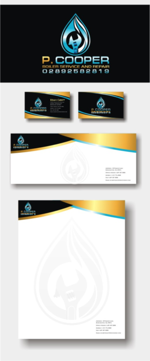 Diseño de Logo por creative.bugs para p cooper boiler service and repair  | Diseño: #6868457