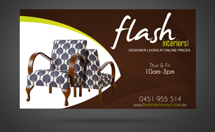 Diseño de Anuncio de Prensa por James Sylvester para Flash Interiors Act Pty Ltd | Diseño #1789688