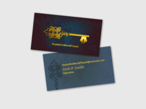 Business Card Design by Gla. for Key to the World Travel | Design #6744308